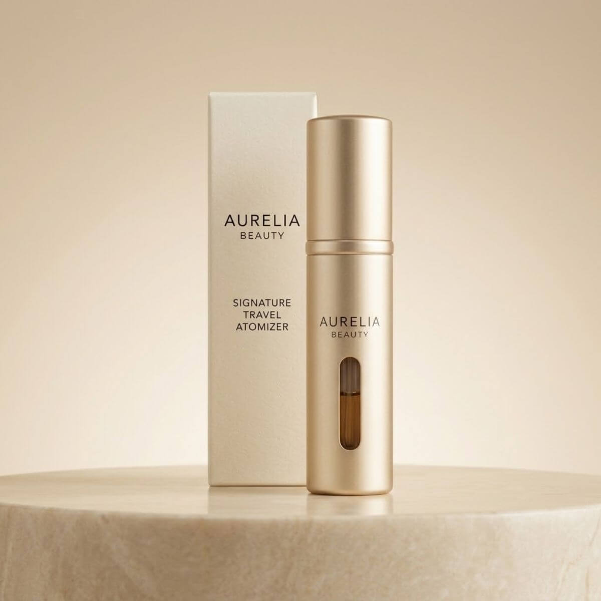 Aurelia Beauty Signature Travel Atomizer, Nachfüllbarer Parfümzerstäuber